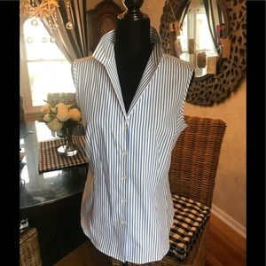 Jones New York Striped Blouse